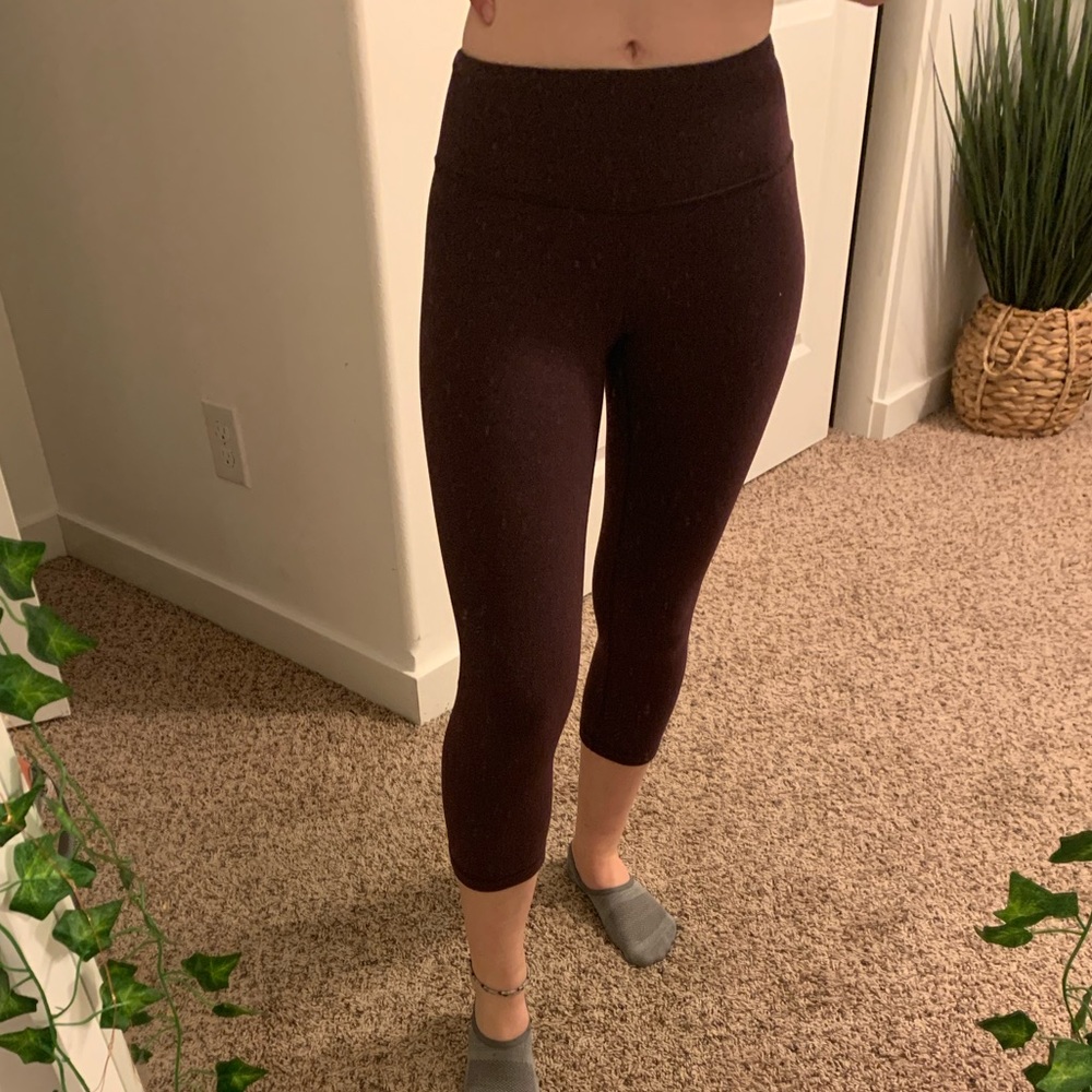 Maroon Leggings
